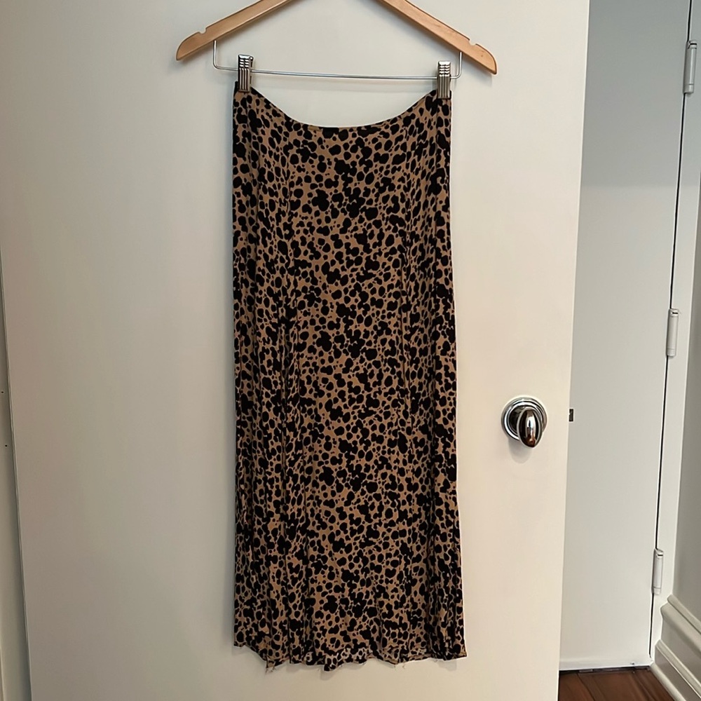 Reformation slit skirt